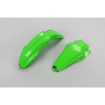 Kit Gardes boues Avant + Arrière - Vert - UFO Kawasaki 85 KX 2014-2024
