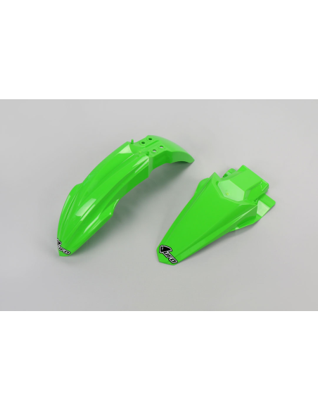 Kit Gardes boues Avant + Arrière - Vert - UFO Kawasaki 85 KX 2014-2024