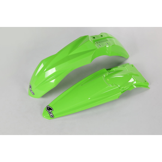 Kit Gardes boues Avant + Arrière - Origine - UFO Kawasaki 250 KX-F 2017-2017