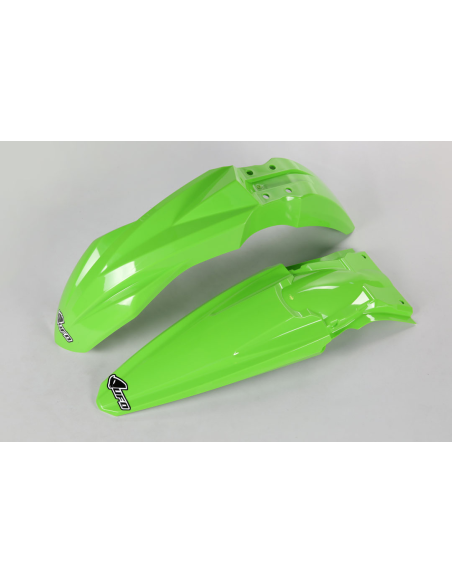 Kit Gardes boues Avant + Arrière - Origine - UFO Kawasaki 250 KX-F 2018-2020