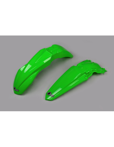 Kit Gardes boues Avant + Arrière - Origine - UFO Kawasaki 250 KX-F 2021-2024