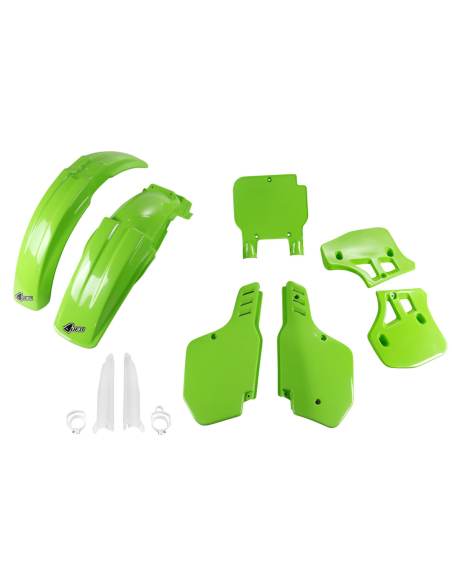 Kit plastiques complet - Vert - UFO Kawasaki 500 KX 1993-1995