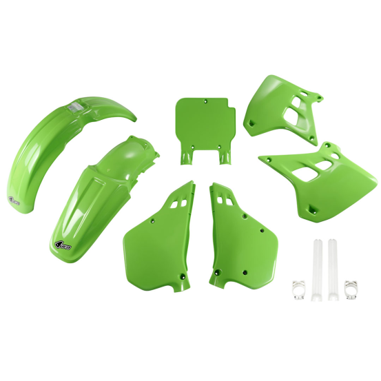 Kit plastiques complet - Vert - UFO Kawasaki KX 250 1990-1991