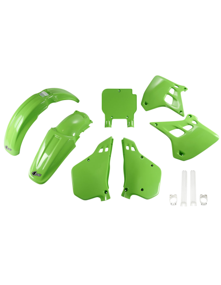 Kit plastiques complet - Vert - UFO Kawasaki KX 250 1990-1991