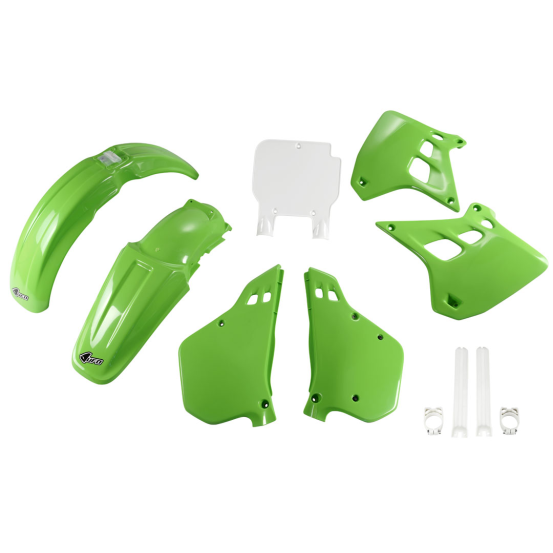 Kit plastiques complet - Origine 1990 - UFO Kawasaki KX 250 1990-1991