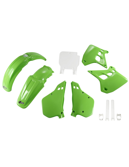 Kit plastiques complet - Origine 1990 - UFO Kawasaki KX 250 1990-1991