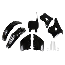 Kit plastiques complet - Noir - UFO Kawasaki 125 250 KX 1996-1998