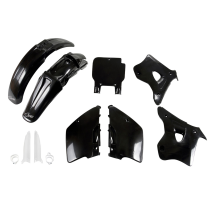 Kit plastiques complet - Noir - UFO Kawasaki 125 250 KX 1994-1995