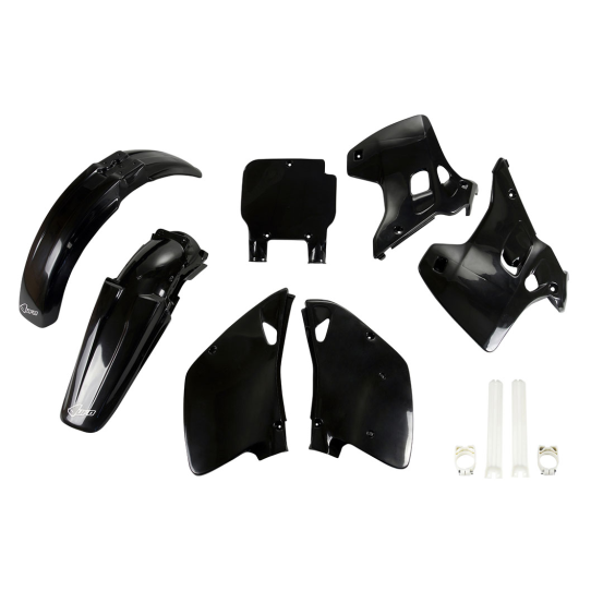 Kit plastiques complet - Noir - UFO Kawasaki 125 250 KX 1993-1993