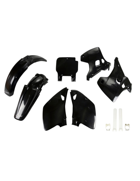 Kit plastiques complet - Noir - UFO Kawasaki 125 250 KX 1993-1993