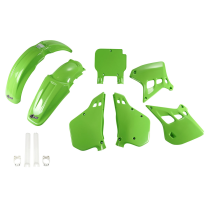 Kit plastiques complet - Vert - UFO Kawasaki 125 250 KX 1990-1991