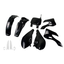 Kit plastiques complet - Noir - UFO Kawasaki 125 250 KX 1999-2002