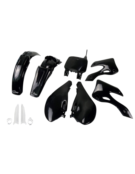 Kit plastiques complet - Noir - UFO Kawasaki 125 250 KX 1999-2002