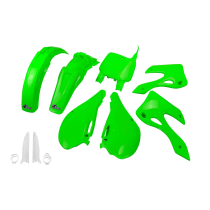 Kit plastiques complet - Vert - UFO Kawasaki 125 250 KX 1999-2002