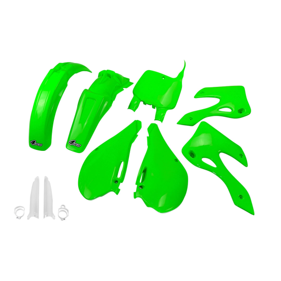 Kit plastiques complet - Vert - UFO Kawasaki 125 250 KX 1999-2002