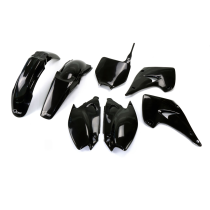 Kit plastiques - Noir - UFO Kawasaki 125-250 KX 2003-2008