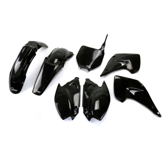 Kit plastiques - Noir - UFO Kawasaki 125-250 KX 2003-2008