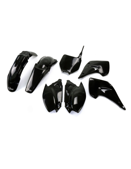 Kit plastiques - Noir - UFO Kawasaki 125-250 KX 2003-2008