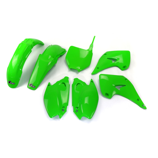 Kit plastiques - Vert - UFO Kawasaki 125 250 KX 2003-2008