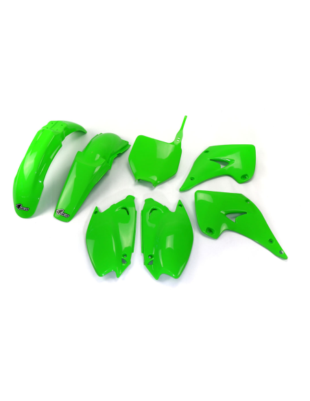 Kit plastiques - Vert - UFO Kawasaki 125 250 KX 2003-2008