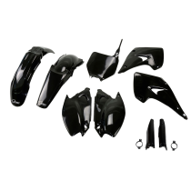 Kit plastiques complet - Noir - UFO Kawasaki 125 250 KX 2004-2008