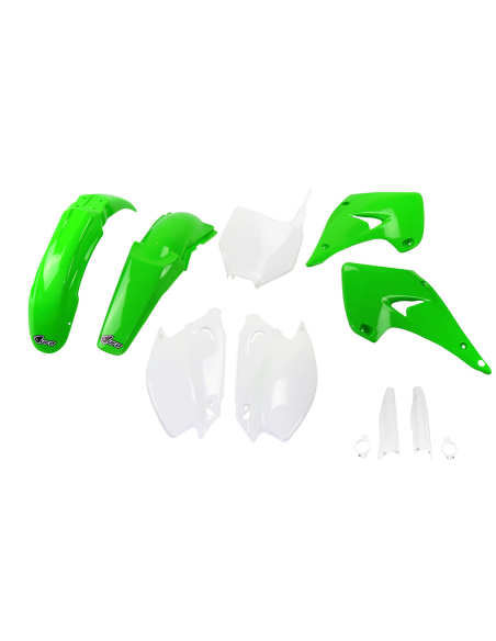 Kit plastiques complet - Origine - UFO Kawasaki 125 250 KX 2004-2008
