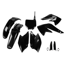 Kit plastiques complet - Noir - UFO Kawasaki 250 KX-F 2004-2005