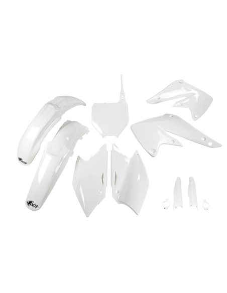 Kit plastiques complet - Blanc - UFO Kawasaki 250 KX-F 2004-2005