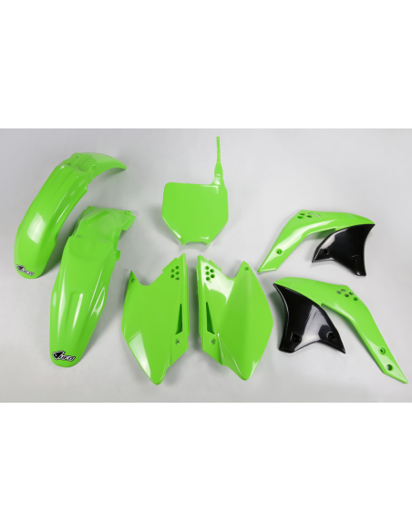 Kit plastiques - Vert - UFO Kawasaki 250 KX-F 2007
