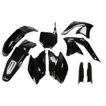 Kit plastiques complet - Noir - UFO Kawasaki 250 KX-F 2007