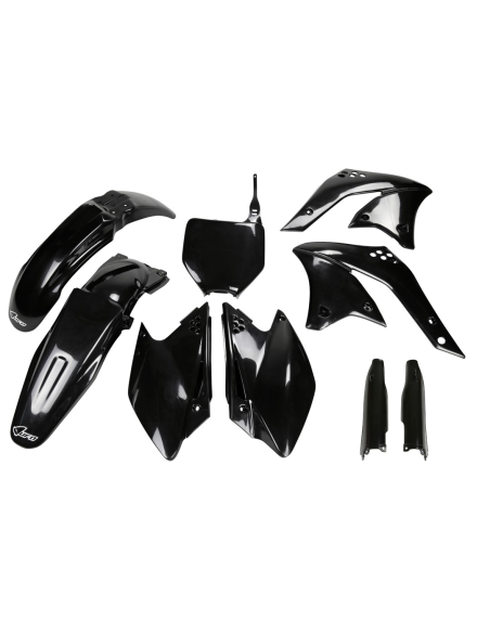 Kit plastiques complet - Noir - UFO Kawasaki 250 KX-F 2007