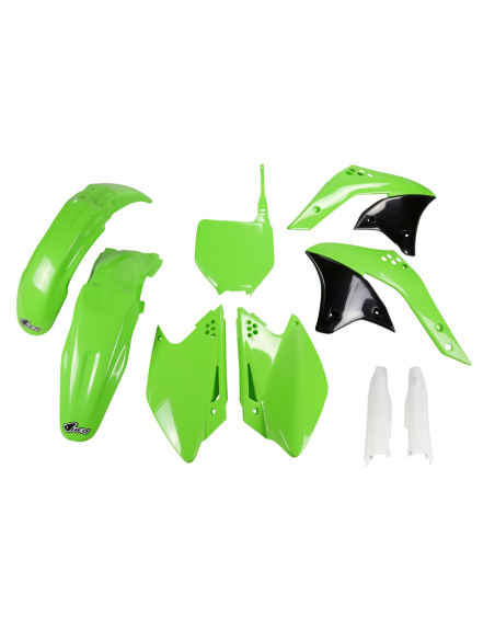 Kit plastiques complet - Vert - UFO Kawasaki 250 KX-F 2007