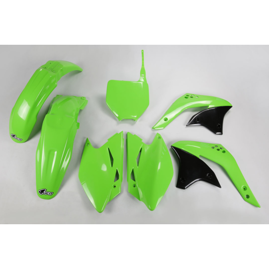Kit plastiques - Vert - UFO Kawasaki 450 KX-F 2007