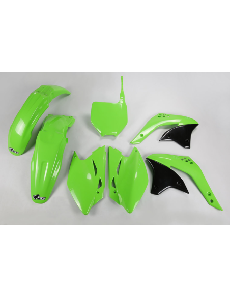 Kit plastiques - Vert - UFO Kawasaki 450 KX-F 2007