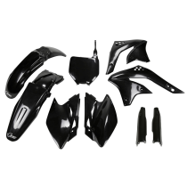 Kit plastiques complet - Noir - UFO Kawasaki 450 KX-F 2007