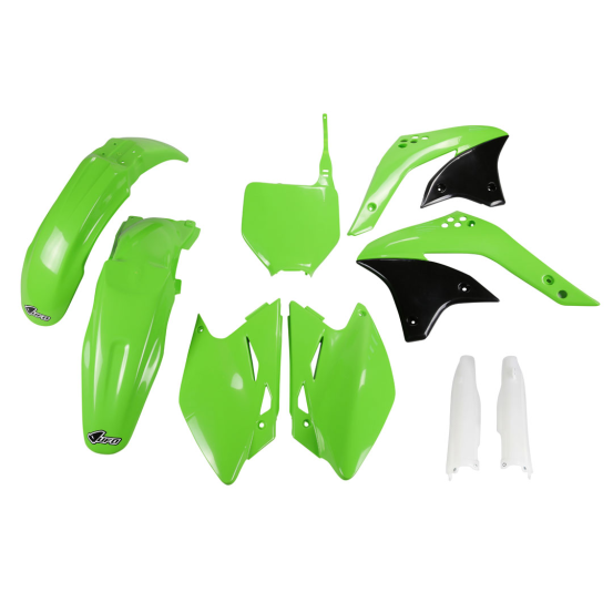 Kit plastiques complet - Vert - UFO Kawasaki 450 KX-F 2007