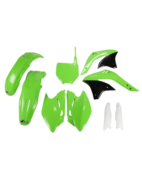 Kit plastiques complet - Vert - UFO Kawasaki 450 KX-F 2007