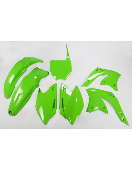 Kit plastiques - Vert - UFO Kawasaki 250 KX-F 2008