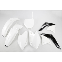 Kit plastiques - Blanc - UFO Kawasaki 250 KX-F 2008