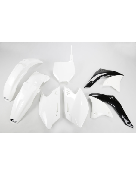 Kit plastiques - Blanc - UFO Kawasaki 250 KX-F 2008