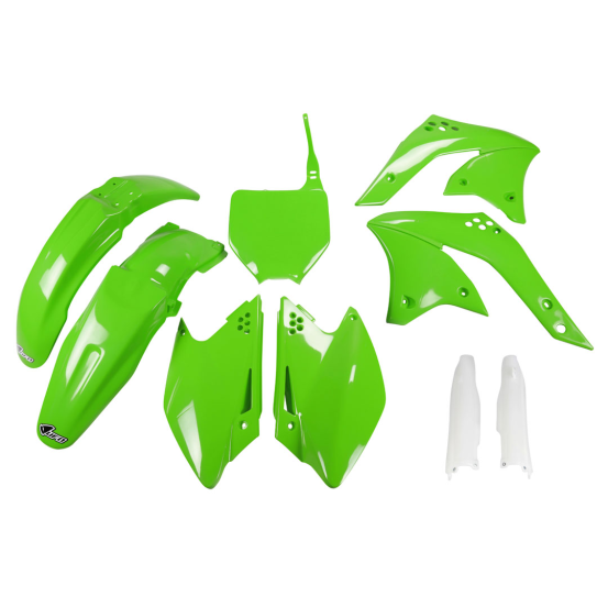 Kit plastiques complet - Vert - UFO Kawasaki 250 KX-F 2008-2008