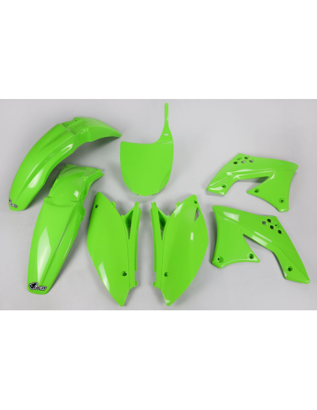 Kit plastiques - Vert - UFO Kawasaki 250 KX-F 2009-2012