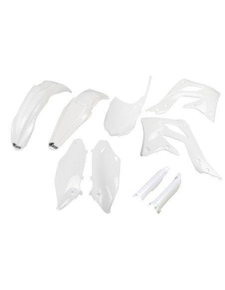Kit plastiques complet - Blanc - UFO Kawasaki 450 KX-F 2013-2015