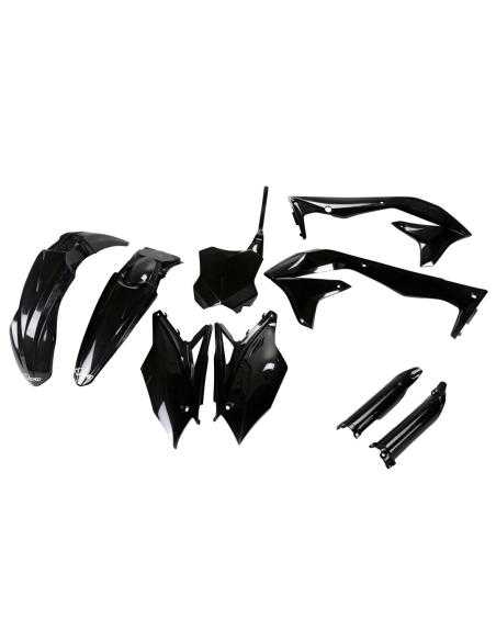 Kit plastiques complet - Noir - UFO Kawasaki 450 KX-F 2016-2017
