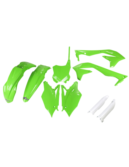 Kit plastiques complet - Vert - UFO Kawasaki 450 KX-F 2016-2017