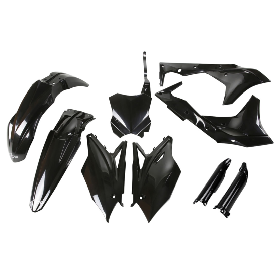 Kit plastiques complet - Noir - UFO Kawasaki 250 KX-F 2017-2017