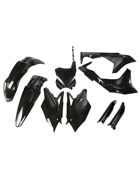 Kit plastiques complet - Noir - UFO Kawasaki 250 KX-F 2017-2017