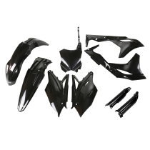Kit plastiques complet - Noir - UFO Kawasaki 250 KX-F 2018-2020