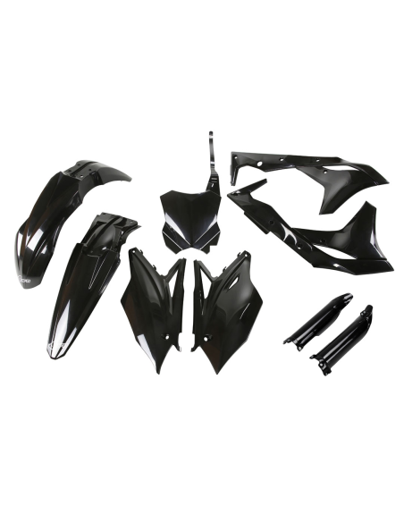 Kit plastiques complet - Noir - UFO Kawasaki 250 KX-F 2018-2020