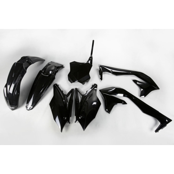 Kit plastiques - Noir - UFO Kawasaki 450 KX-F 2018